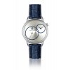 Marc Malone hodinky Elijah Croco Blue Leather CBD-B038S