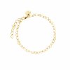 Rosefield Gold Color Heart Chain Bracelet JBHCG-J682