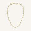 Rosefield zlatý náhrdelník Drop Chain JNDCG-J680