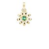 6872 pe gold daisy crystal w