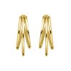 Rosefield zlaté náušnice Triple Hoops JETHG-J573