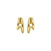 Rosefield Gold Color Double Hoops Earrings JEDHG-J575