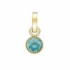 7115 2 rosefield privesek zlate barvy birthstone march color