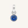 7154 2 rosefield privesek stribrne barvy birthstone september color