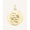 Rosefield přívěsek zlaté barvy Zodiac Coin Ryby