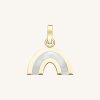 Rosefield Lucky Symbol Rainbow gold color pendant