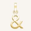 Rosefield přívěsek zlaté barvy Symbol Ampersand