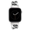 Anne Klein řemínek pro Apple Watch 38mm/40mm/41mm stříbrný s krystaly