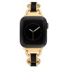 7637 3 anne klein reminek pro apple watch 42mm 44mm 45mm ultra 49mm cerno zlaty