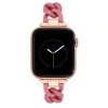 8013 3 nine west reminek plastovy ruzovy pro apple watch 42 45mm