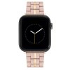 Nine West strap pink with gold stripe in the middle, for Apple Watch 42-45mm
