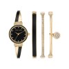 Anne Klein AK/2716BKST watch gift set