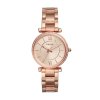 8627 3 fossil carlie damske hodinky kulate es4301