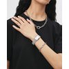 Daniel Wellington náramek ocelový Crystal Link (Velikost 185)