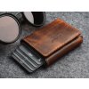 Pularys men's leather wallet Colorado brown