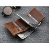 Pularys men's leather wallet Colorado brown