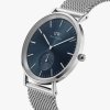 9234 6 daniel wellington panske hodinky mesh classic sterling kulate dw00100710