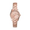9417 fossil scarlette damske hodinky kulate es4318