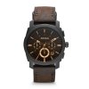 9492 fossil machine panske hodinky kulate fs4656
