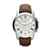 9498 fossil grand panske hodinky kulate fs4735