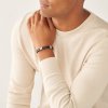Fossil men's leather bracelet JF04133040