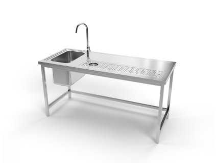 Výčepní stůl 1 dřez bez pláště Current View