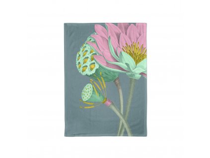 OKT107 Organic Kitchen Towel Growing Flower