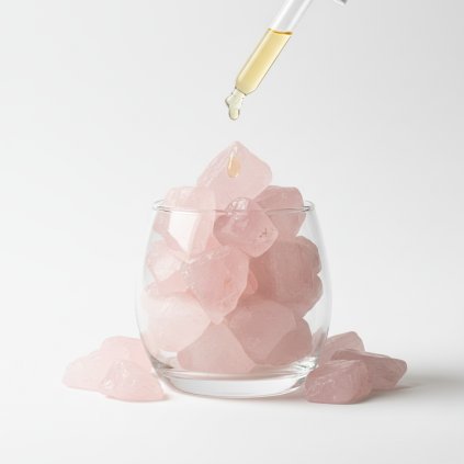 rose quartz crystal diffuser product photo