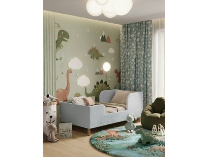 Posteľ pre deti FILI sivá 80x160