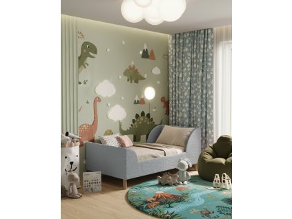 Detská posteľ ELLY sivá 80x160