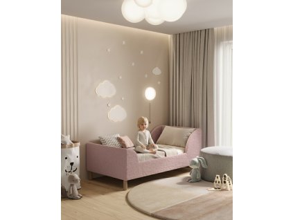 Detská posteľ ELLY ružová pre dievčatko 80x160