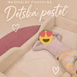 Maximálne pohodlná, mäkučká a bezpečná detská postieľka pre najmenšie detičky od cca 1 roka. Dieťatko si krásne natrénuje...