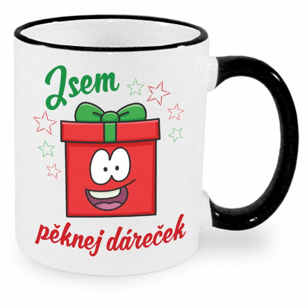 Hrnek - Jsem pěknej dáreček- veselý | Lemurak.cz