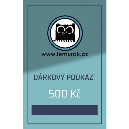 Elektronický dárkový poukaz 500 Kč