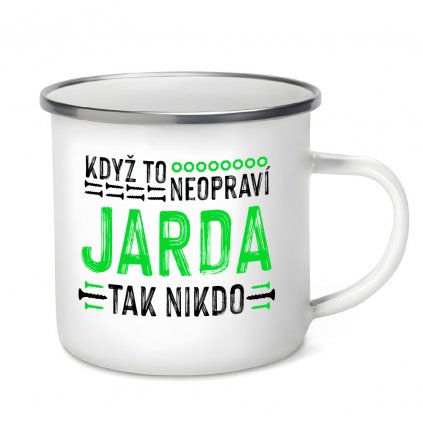 Plecháček s motivem Když to neopraví Jarda, tak nikdo