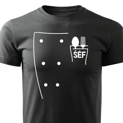 Rondon pro kuchaře panske tricko cerne