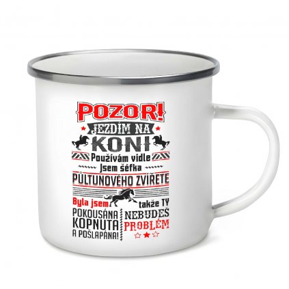 Plecháček Pozor, jezdím na koni