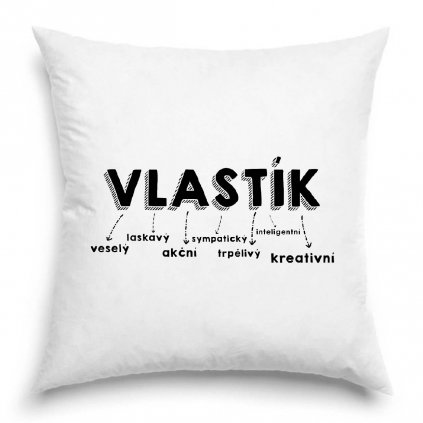 Polštář Vlastík jméno