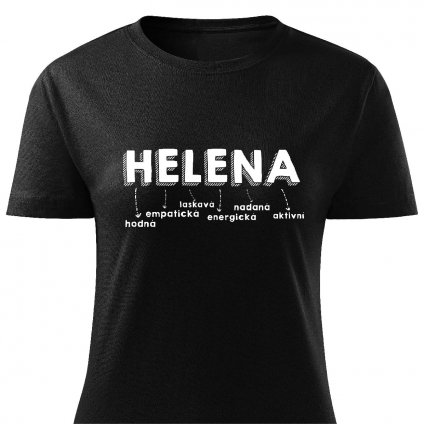 Dámské tričko Helena černé