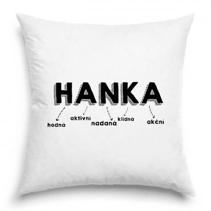 Polštář Hanka