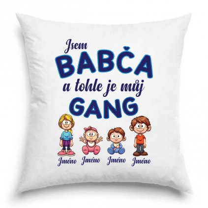 Polštář Babči gang