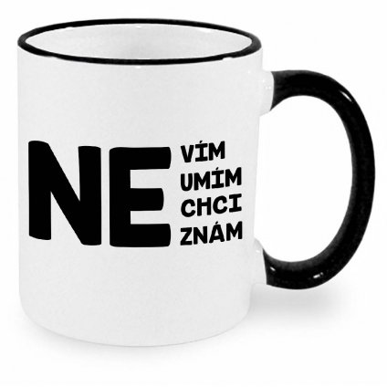 Hrnek Nevím, neumím, nechci, neznám