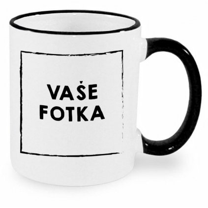 Hrnek s vlastní fotkou - černý