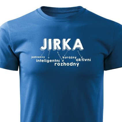 Jirka pánské tričko modré
