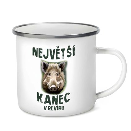 Plecháček Největší kanec v revíru černý
