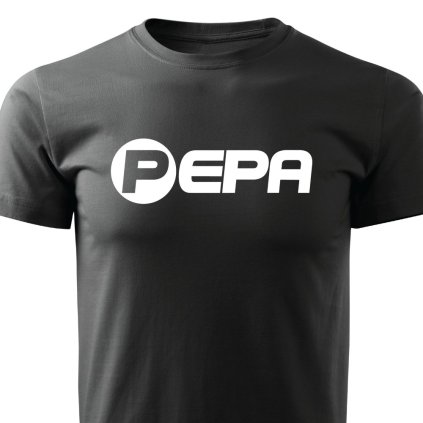 Pepa logo panske tricko cerne