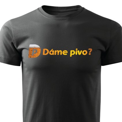 Pánské tričko Dáme pivo?