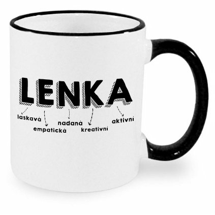 lenka hrnek