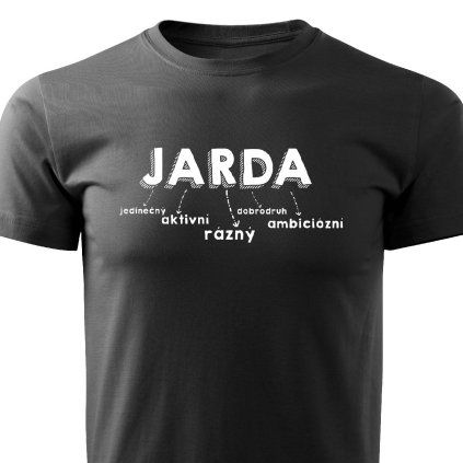 Jarda pánské tričko černé