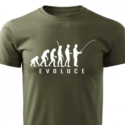 Pánské tričko Evoluce vojenská